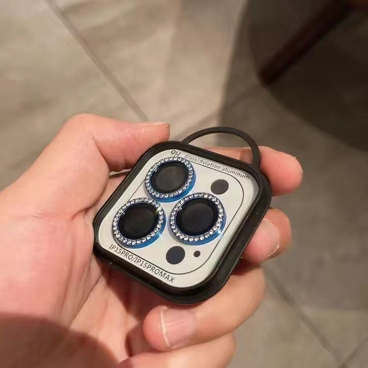Luxury Diamond Camera Lens Protector for iPhone