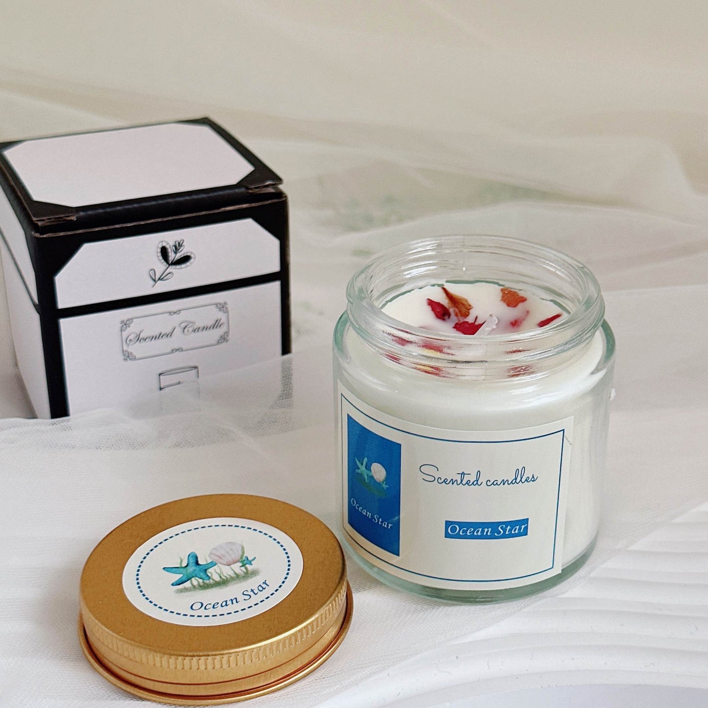 Long-Lasting Aromatherapy Scented Candle for Home, Calming and Sleep Aid, High-End Romantic Bedroom Fragrance Gift