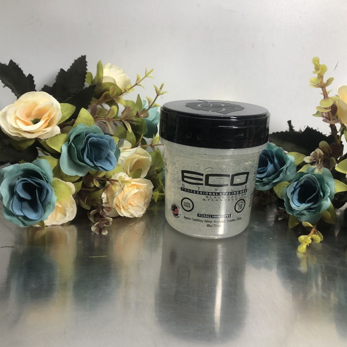 Eco Hair Styler Olive Oil Styling Gel – Strong Hold Hair Gel