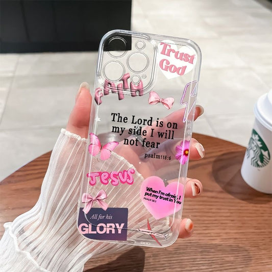 Clear Couple Phone Case for iPhone 16/15 Plus/14/13 Pro Max/12/11 – Transparent Protective Cover