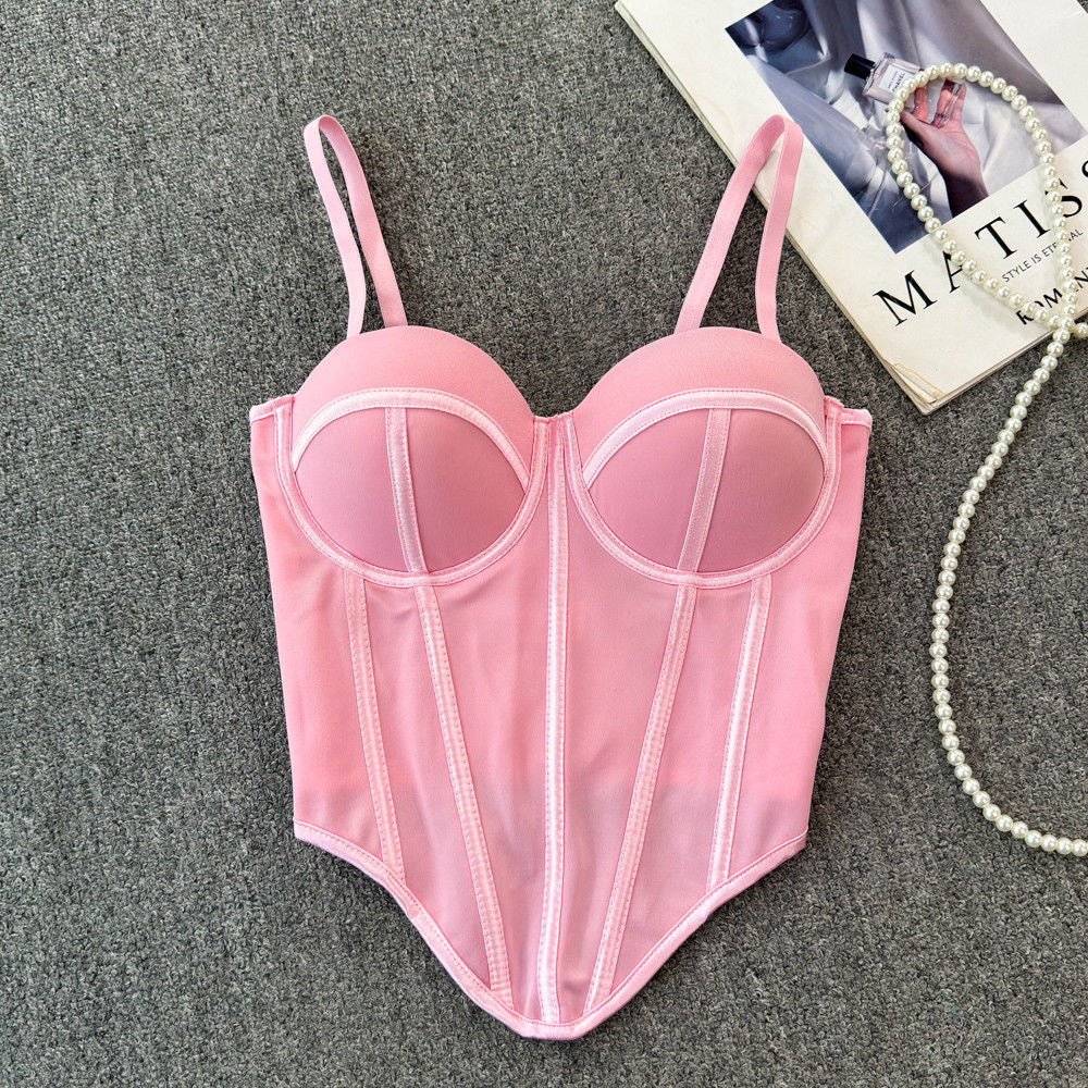 Colorful Bustier Corset Tops