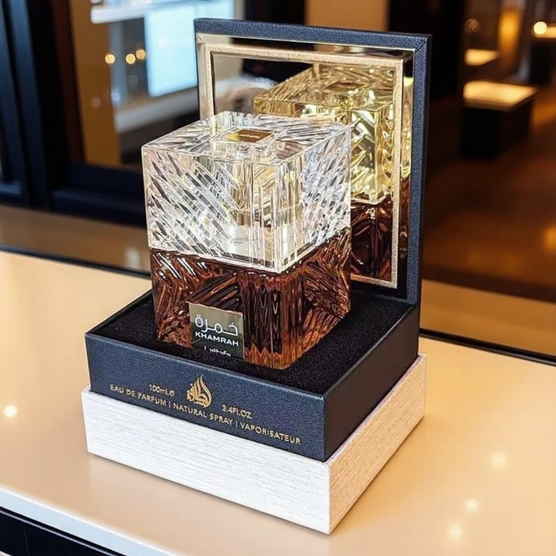 Latafa Dubai Middle Eastern Luxury Unisex Perfume – Woody Fruity Long-Lasting Fragrance