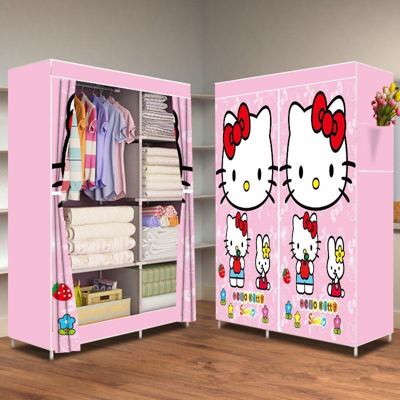Portable Fabric Wardrobe – Easy Assembly Closet for Dorms, Rental Rooms, and Bedrooms