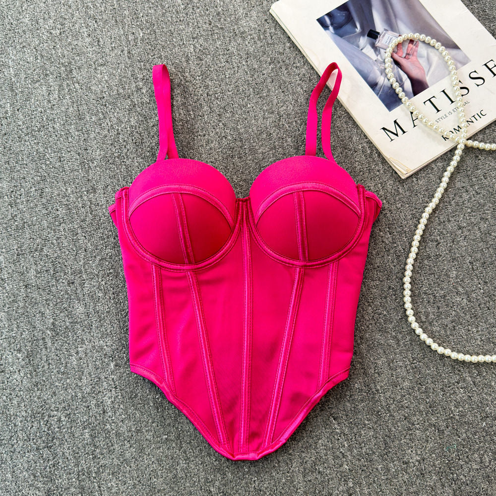 Colorful Bustier Corset Tops