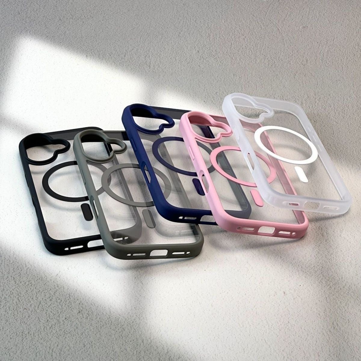 Transparent Magnetic Phone Case for iPhone