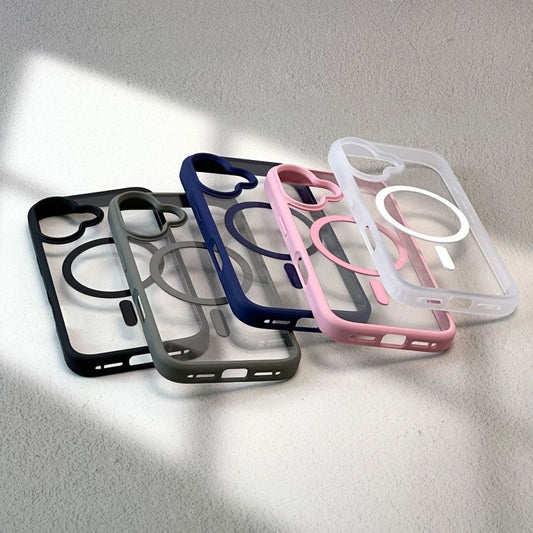 Transparent Magnetic Phone Case for iPhone
