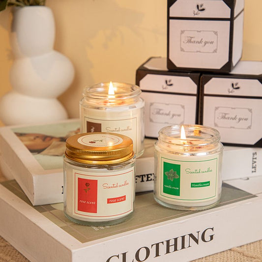 Long-Lasting Aromatherapy Scented Candle for Home, Calming and Sleep Aid, High-End Romantic Bedroom Fragrance Gift