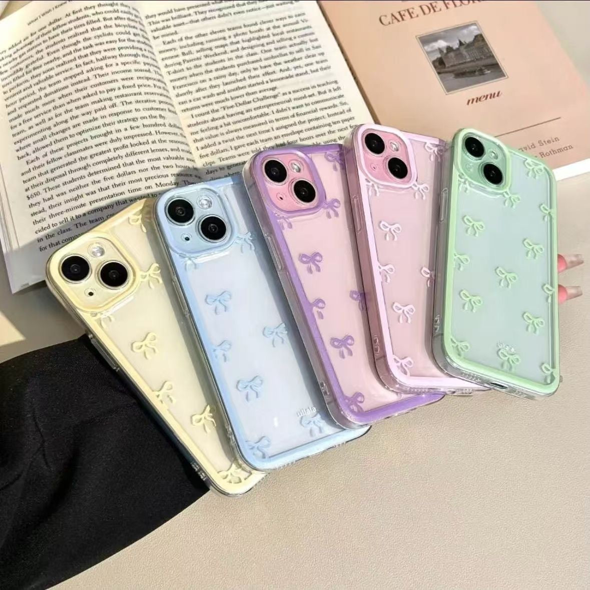 Simple Butterfly Soft Phone Case for iPhone 15/14/13 Pro Max/12 Pro Max/XS/XR/7 Plus – Shockproof Design