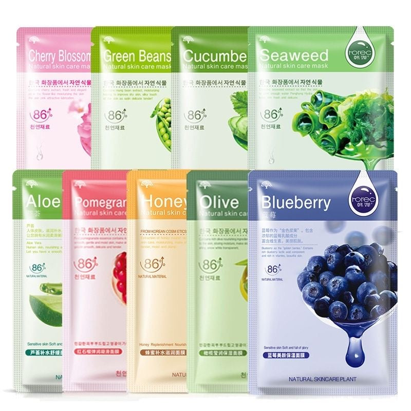 Hydrating & Brightening Face Mask for Women - Moisturizing, Pore Tightening, Oil Control, Spot Lightening, and Non-Irritating