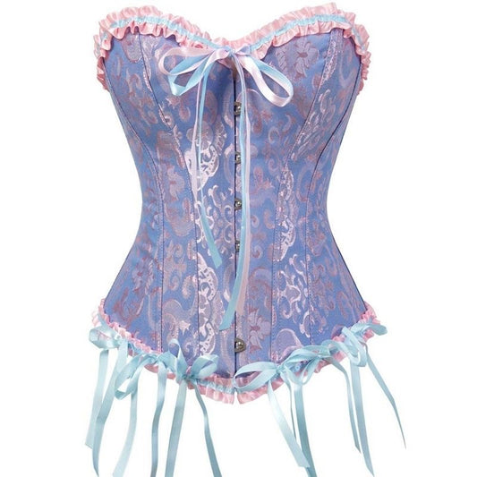 Ciseonik Vintage-Inspired Lace Corset – Shaping Bodice for Women, Sexy Waist Trainer & Body Sculpting Lingerie
