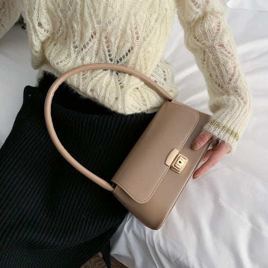 Fashion Baguette Bag – Elegant Small Square Shoulder & Underarm Bag