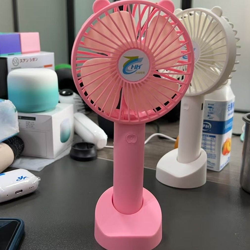 Portable USB Fan – Mini Handheld & Rechargeable Desk Fan for Students, Dorms & Travel