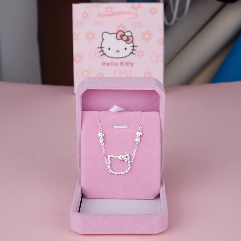 Hello Kitty Crystal Bracelet – Cute KT Cat Charm for Girls, Perfect Gift for Best Friends or Girlfriend