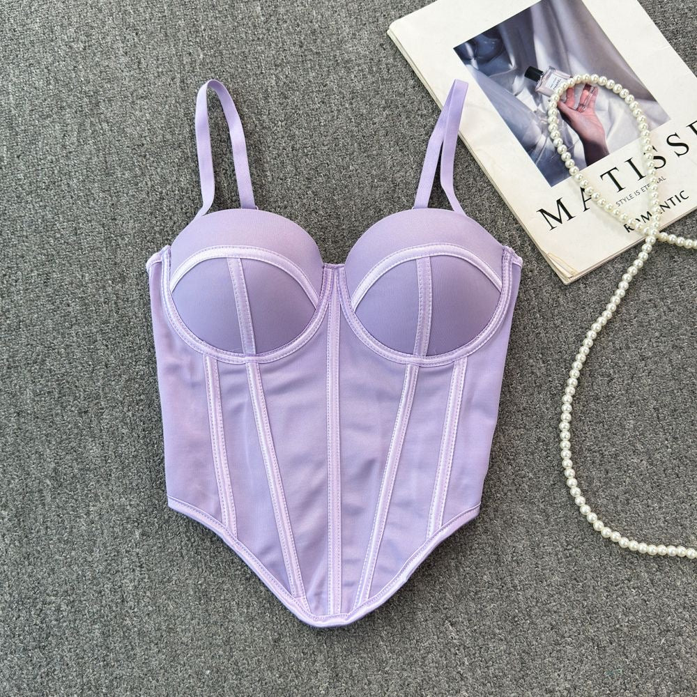 Colorful Bustier Corset Tops
