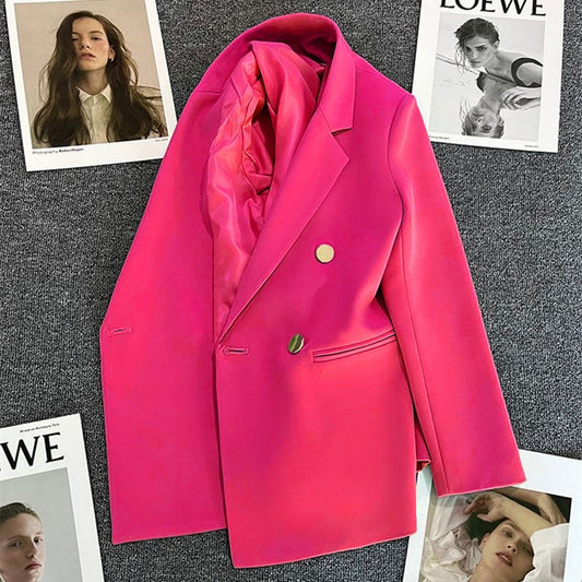 New Style Blazer 2024 Trending Spring and Autumn Premium Jacket, Versatile and Fashionable Minimalist Early Spring Casual Outerwear