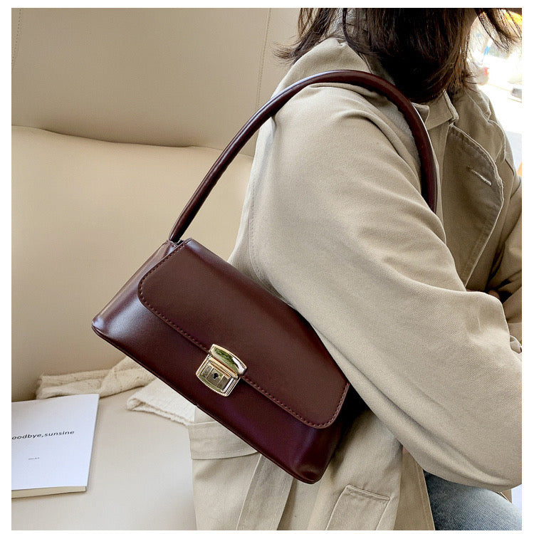 Fashion Baguette Bag – Elegant Small Square Shoulder & Underarm Bag