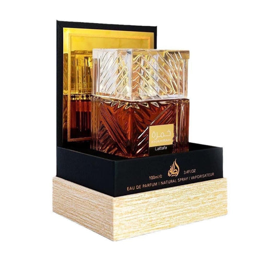 Latafa Dubai Middle Eastern Luxury Unisex Perfume – Woody Fruity Long-Lasting Fragrance