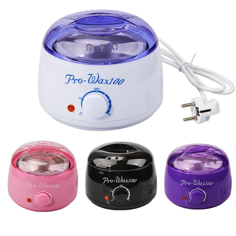 Full Body Waxing Kit – 6-Piece Set with Wax Warmer, 4 Bags of Wax Beans, and 10 Wax Applicator Sticks