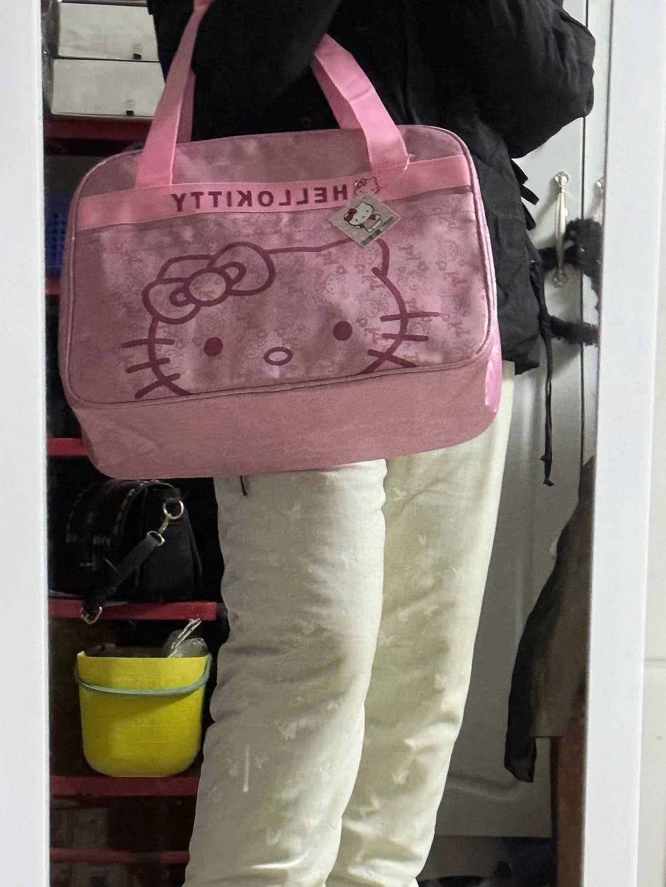 Cute KT Cat Crossbody Travel Bag - Maternity & Short Trip Bag