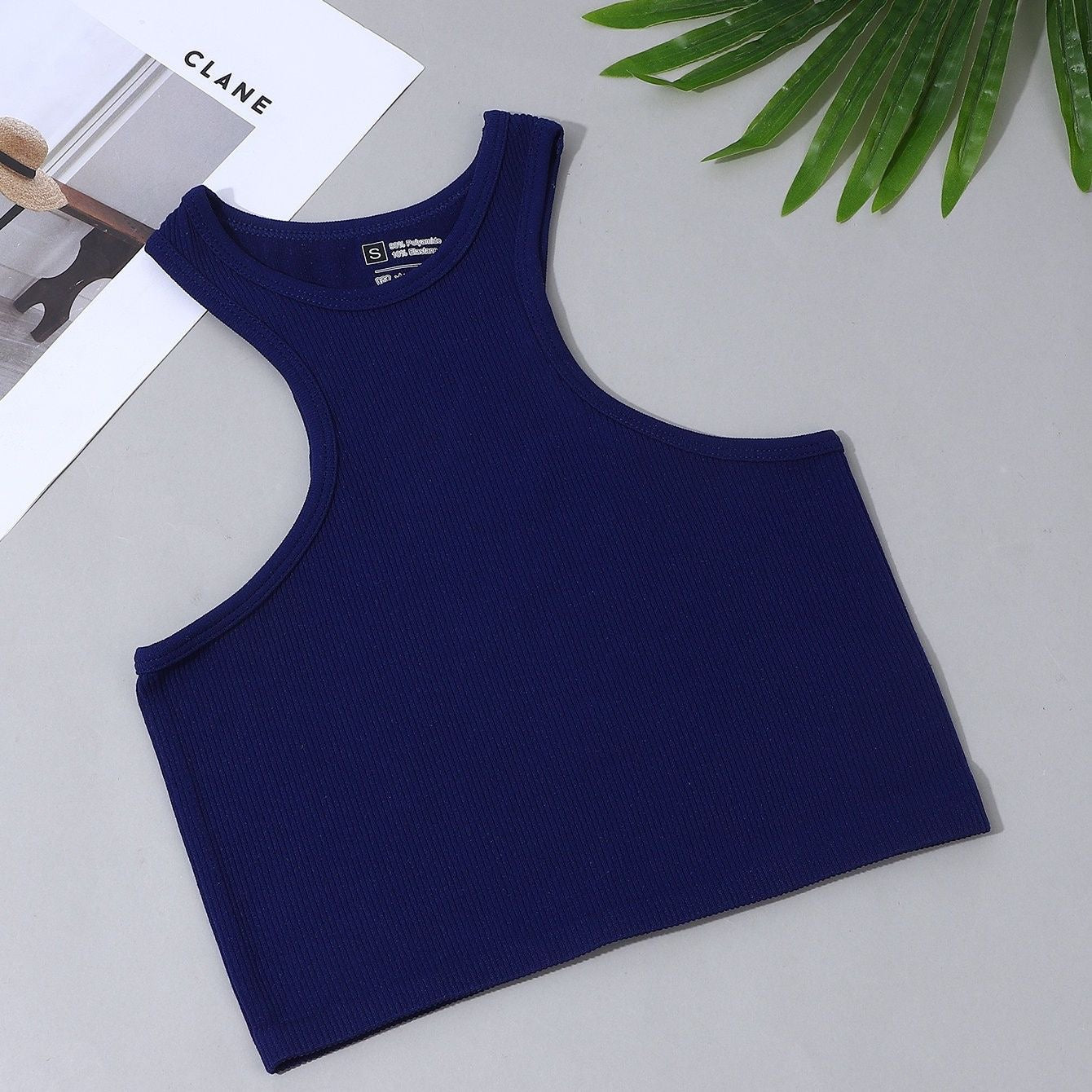 Hot-Selling Yoga Ribbed Tank Top – Quick-Dry Racerback Sports Bra