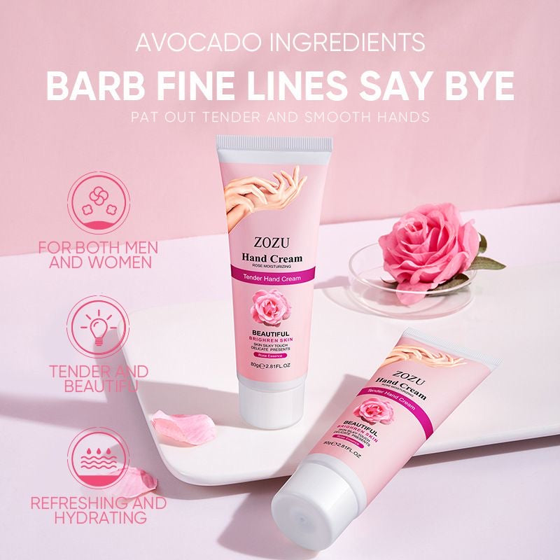 Hand Cream 80g Avocado Rose Moisturizer