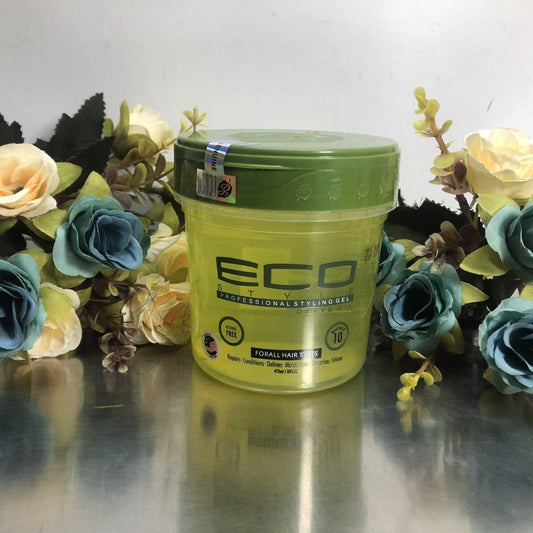 Eco Hair Styler Olive Oil Styling Gel – Strong Hold Hair Gel