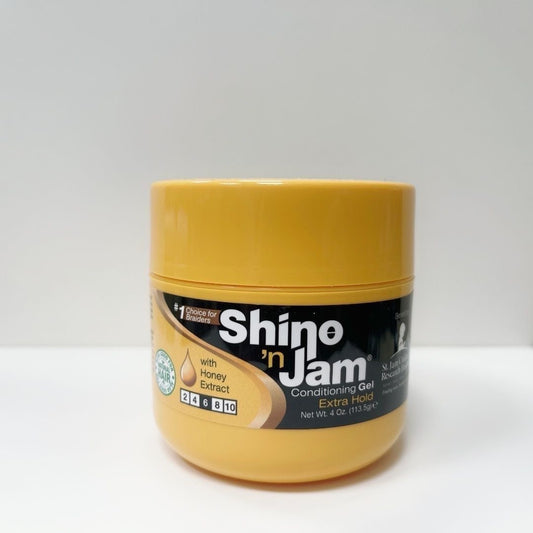 Shine & Jam Edge Control Hair Wax – Moisturizing Styling Gel for Braids, Locs & Sleek Hold