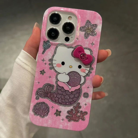 Mermaid Hello Kitty Phone Case for iPhone