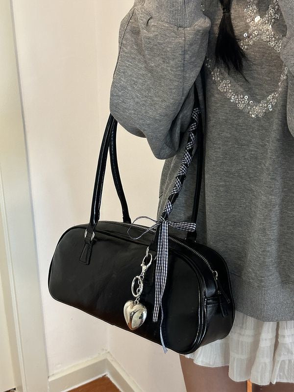 Custom Women’s Bag – Korean Spring New Ballet-Style Silver Shoulder & Underarm Tote