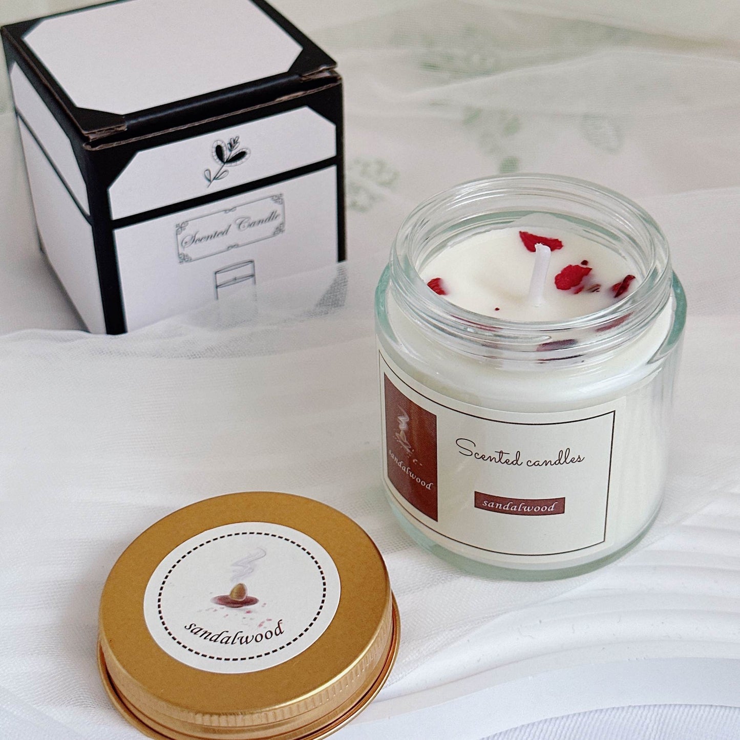 Long-Lasting Aromatherapy Scented Candle for Home, Calming and Sleep Aid, High-End Romantic Bedroom Fragrance Gift