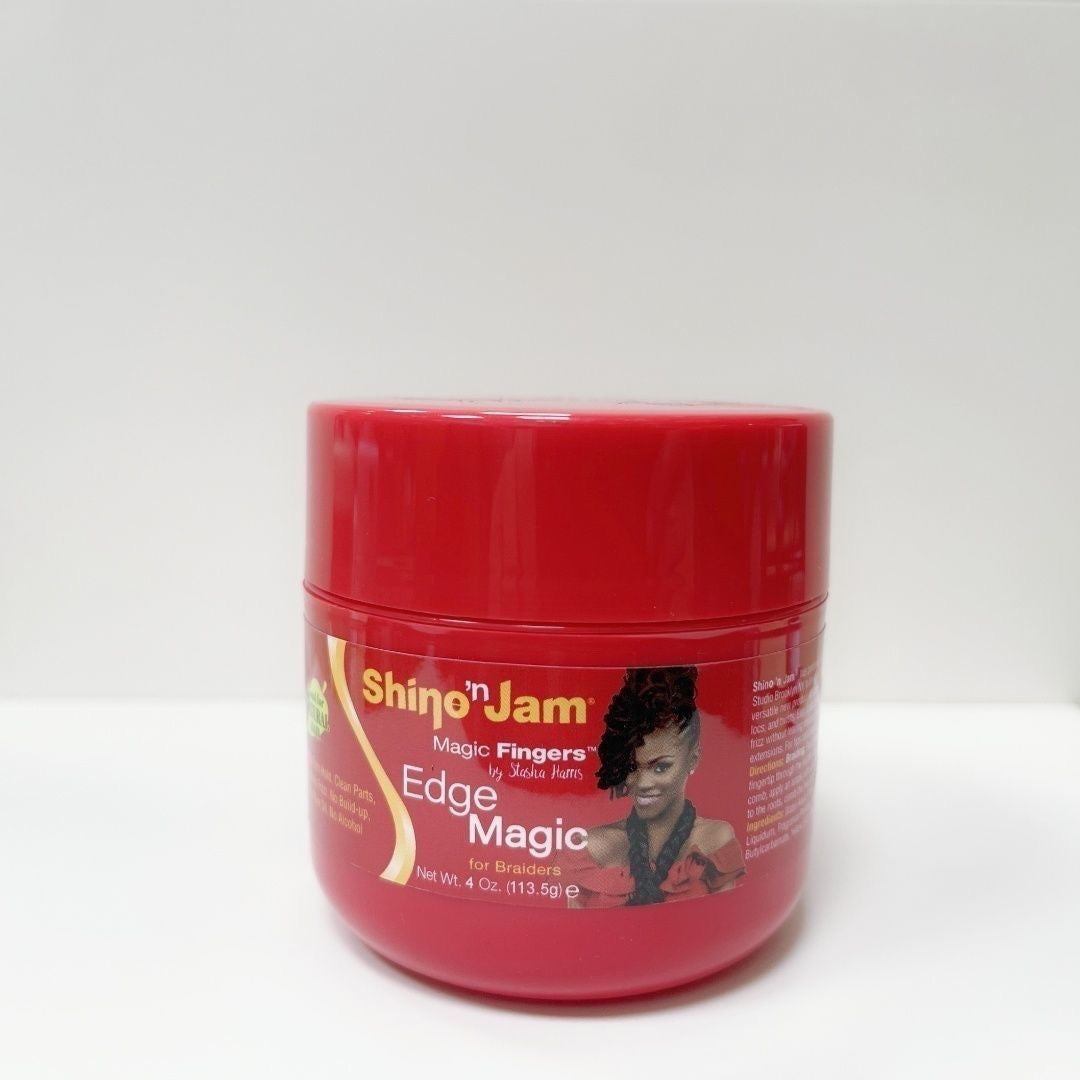 Shine & Jam Edge Control Hair Wax – Moisturizing Styling Gel for Braids, Locs & Sleek Hold