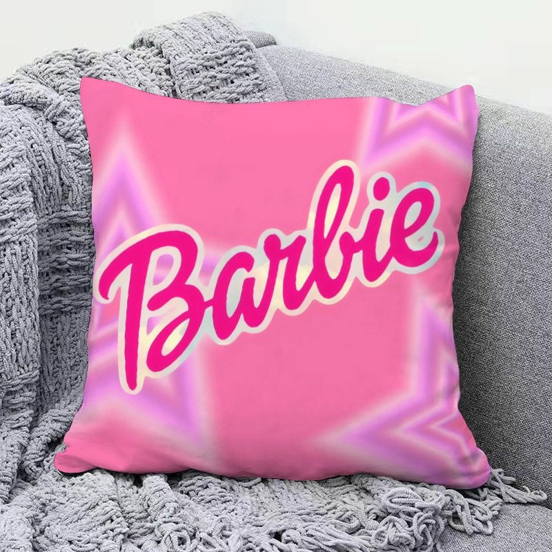 Barbie Pillow Plush Decor – INS Style Sofa and Bedroom Cushion, Removable and Washable, Super Soft Headrest and Car Seat Pad