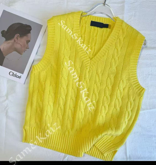 Cable Knit V-Neck Sweater – Soft & Stylish